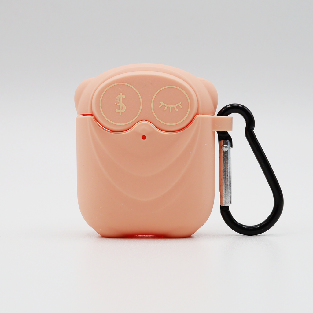 Pink Owl AirPods Case with Ring - Memebands