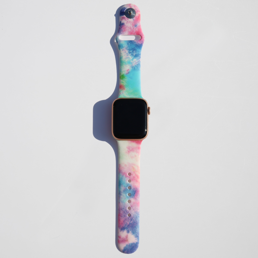 TikTok Tie Dye Apple Watch Silicone Band - Memebands