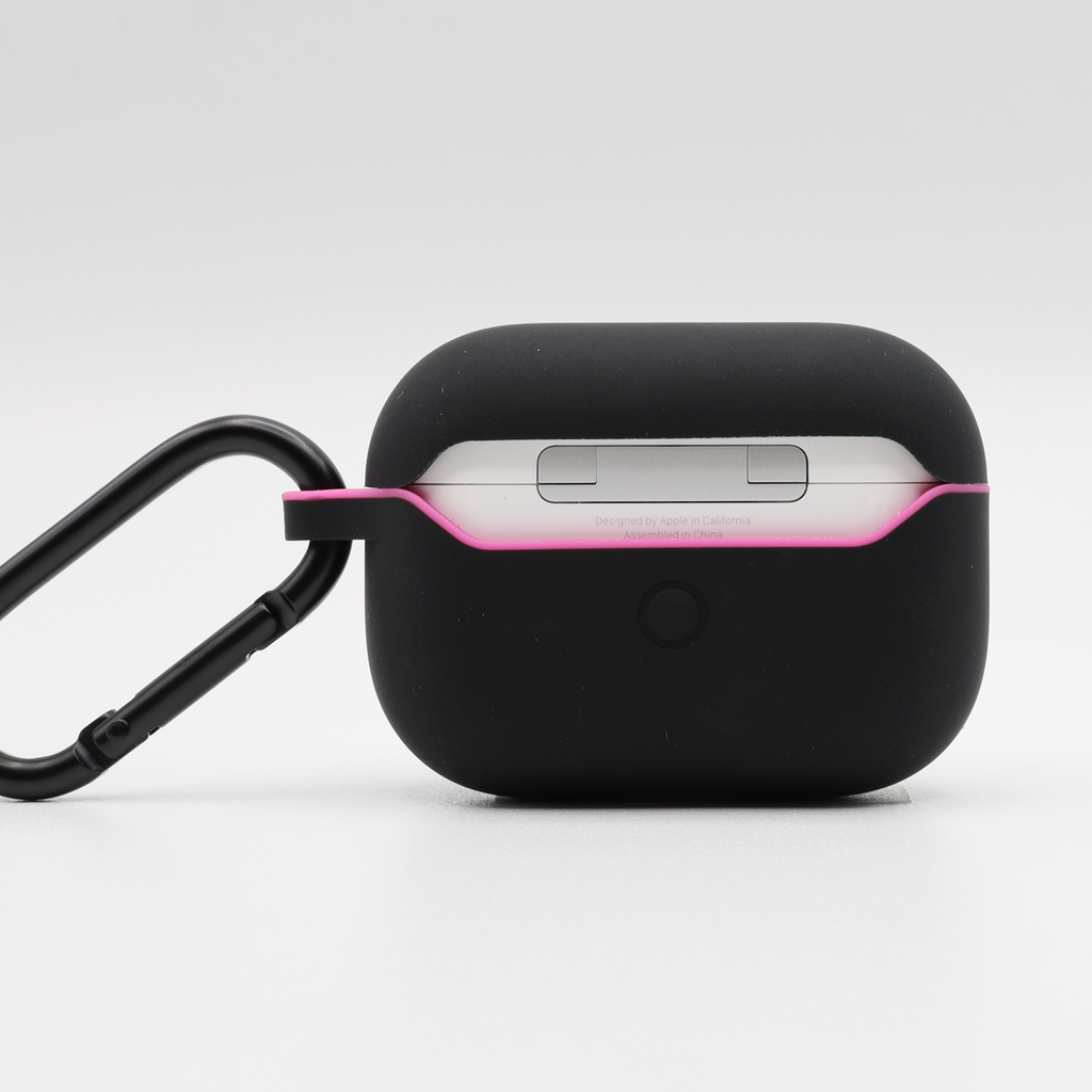 Black Pink Sport AirPods Pro Case with Ring - Memebands