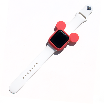 Mickey Silicone Watch Case - Red - Memebands